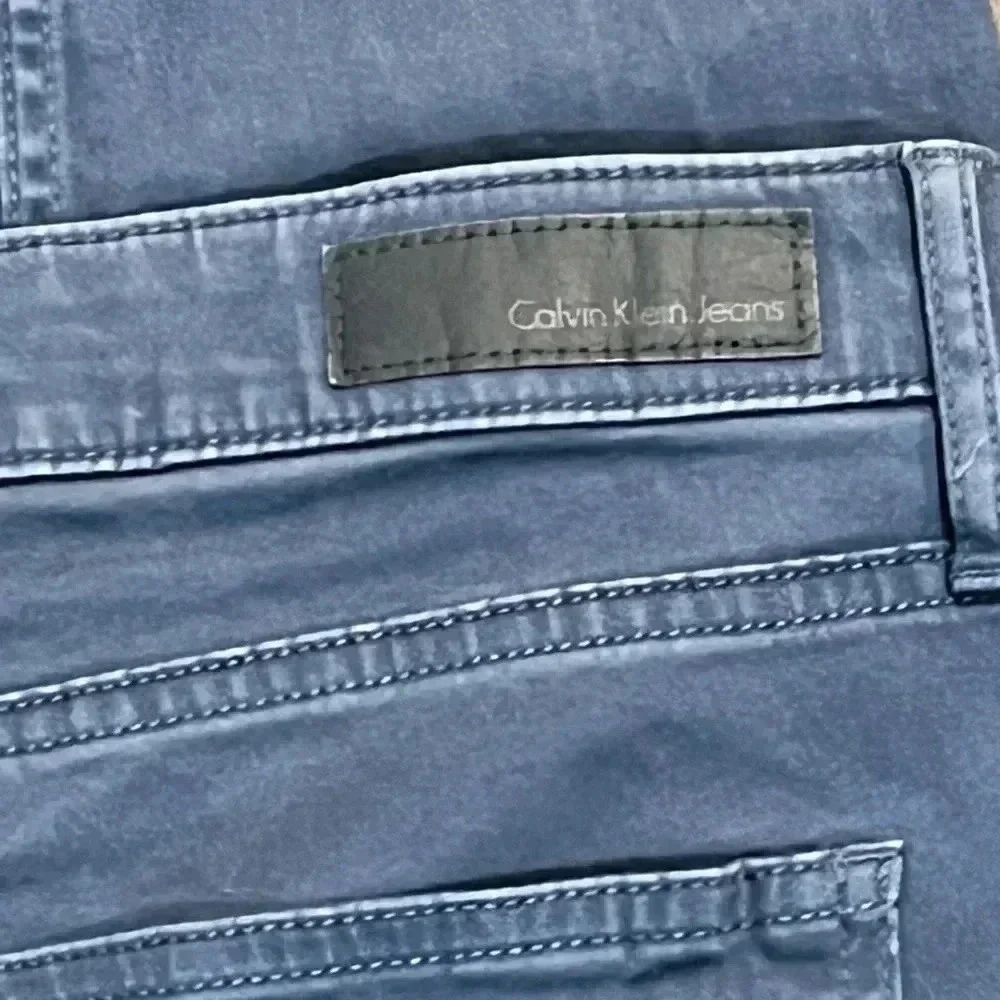 Calvin Klein Jeans size 12 slate blue ankle skinny pants EUC - Picture 11 of 12